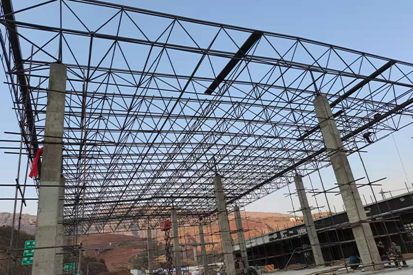 富德钢结构网架图片