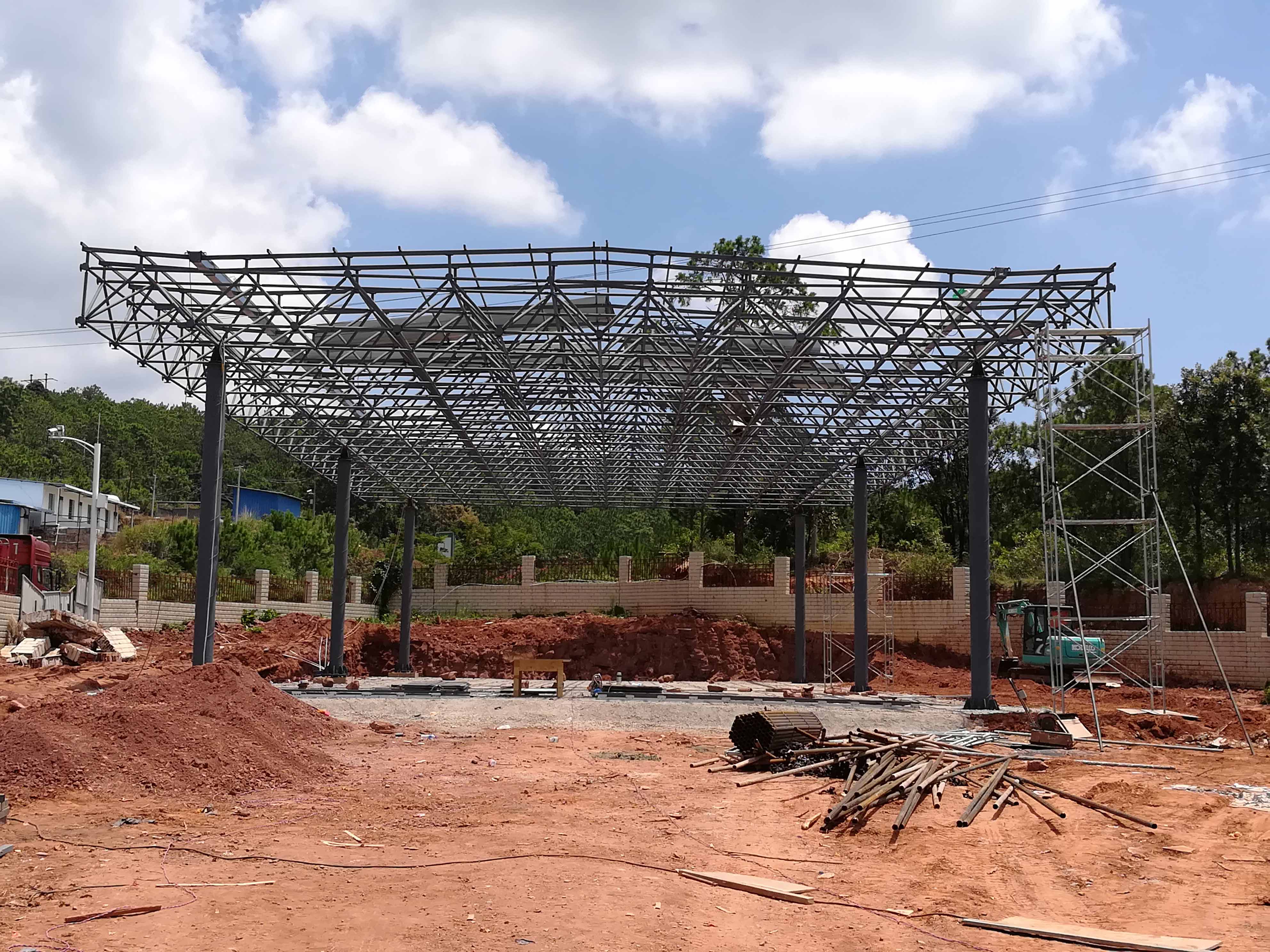 富德加油站网架屋面