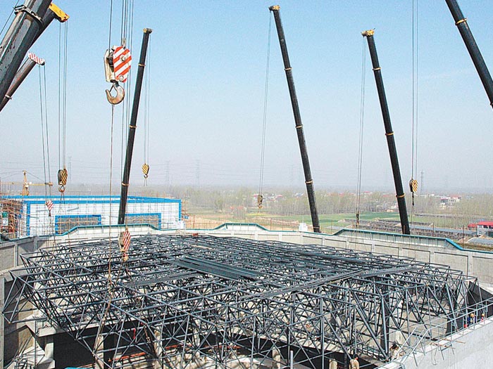 富德网架高空滑移法