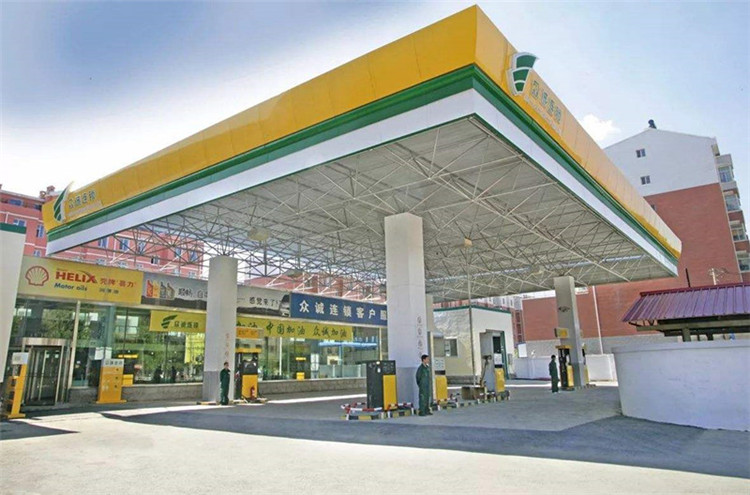 富德加气站钢结构网架案例7