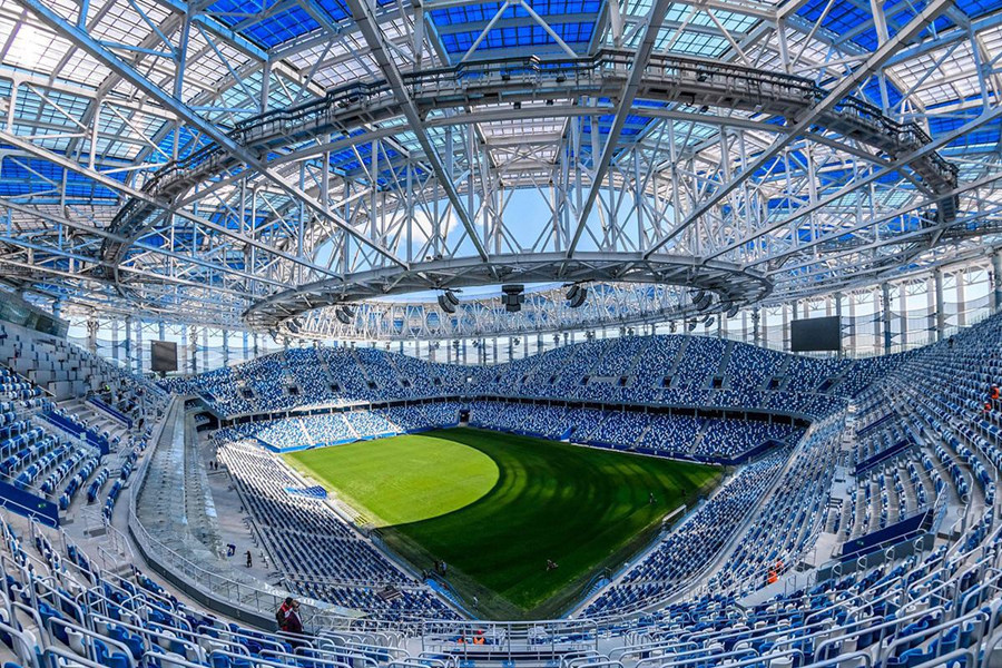 富德篮球场网架案例